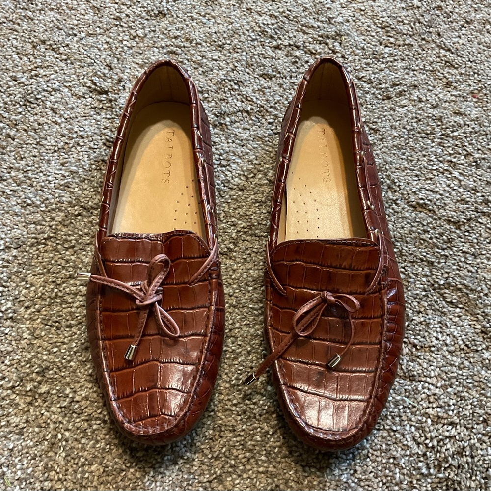 Talbots Leather Loafers 10